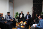 دیدار مدیر شعب بانک تجارت استان با دکتر فتح طاهری