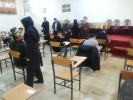 دکتر فتح طاهری از حوزههای برگزاری آزمونهای متمرکز دانشگاه بازدید کرد