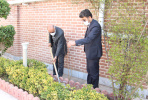 به مناسبت هفته منابع طبیعی صورت گرفت: کاشت یک اصله نهال توسط رئیس دانشگاه جامع علمی کاربردی استان قزوین