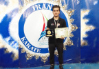 کسب رتبه اول دانشجوی دانشگاه جامع علمی کاربردی استان قزوین در ردهبندی فدراسیون کاراته کشور