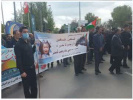 حضور دانشگاهیان دانشگاه جامع علمی کاربردی استان قزوین در راهپیمایی روز قدس