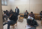 بازدید رئیس دانشگاه جامع علمی کاربردی استان قزوین از روند برگزاری آزمونهای پایان ترم مراکز آموزشی