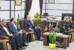 دیدار رئیس دانشگاه جامع علمی کاربردی استان قزوین با فرمانده سپاه صاحبالامر (عج)