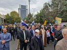 حضور مسئولان، دانشجویان، مدرسان و کارکنان دانشگاه جامع علمی کاربردی استان قزوین در مراسم راهپیمایی یوم الله ۱۳ آبان