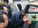 گزارش تصویری از مراسم وداع با پیکر شهید گمنام در مرکز آموزش علمی کاربردی فرماندهی انتظامی استان قزوین