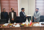 مراسم تکریم سرپرست پیشین و معارفه سرپرست جدید حراست دانشگاه جامع علمی کاربردی استان قزوین برگزار شد