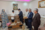 سرپرست دانشگاه جامع علمی کاربردی استان قزوین با خانواده شهید مهدی محمدینسب دیدار کرد
