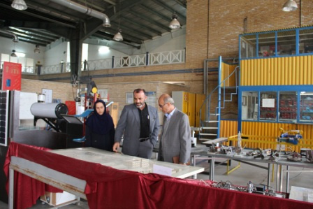 بازدید دکتر فتح طاهری از مرکز آموزش علمی کاربردی علوم و فنون قزوین