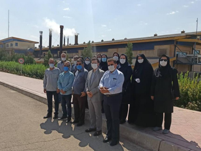تور صنعتی بازدید از شرکت طلاچین توسط دانشگاه جامع علمی کاربردی استان قزوین برگزار شد